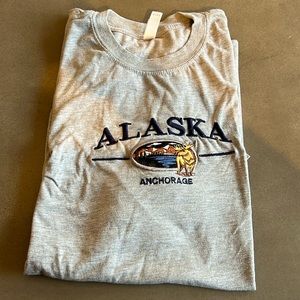 Gray Alaska Tshirt Anchorage